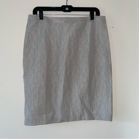 Reiss Virginia Skirt Wool and Linen Pencil Skirt Size 10 - Picture 1 of 8